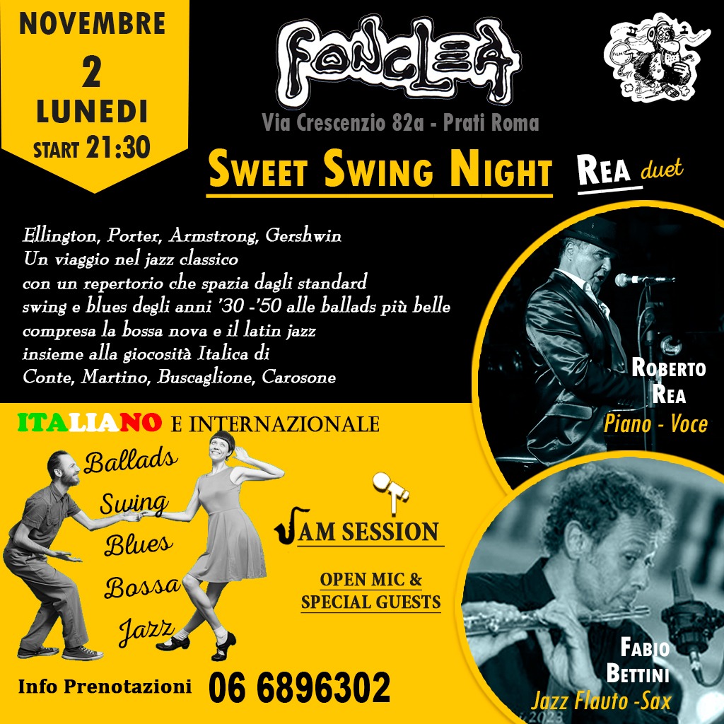 Swing night con Roberto Rea Swing Duo